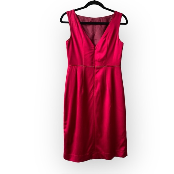 Banana Republic red cocktail dress size 4 - Picture 5 of 10